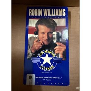 Good Morning Vietnam VHS Robin Williams Barry Levinson Touchstone Home Video